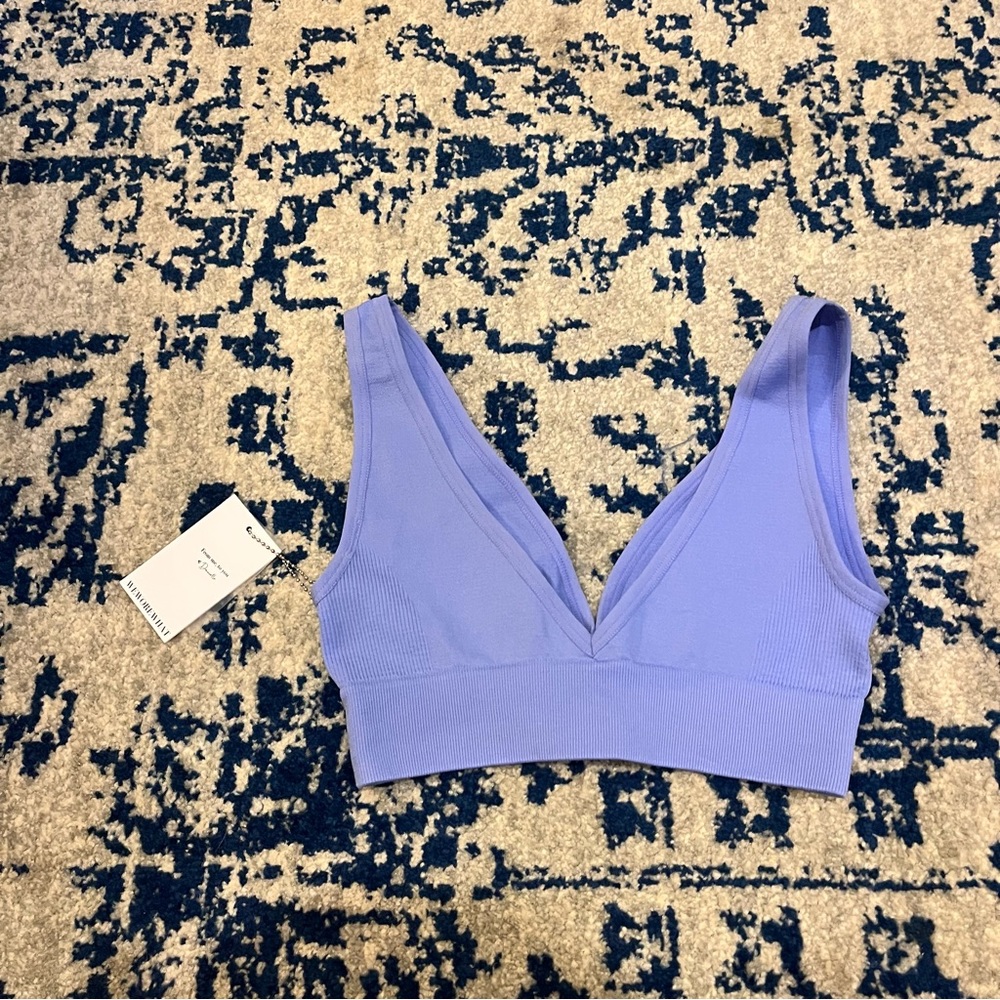 We Wore What V Neck Bra Top
